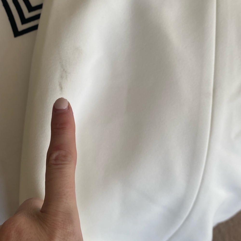 BCBGMAXAZRIA- White “Estrella” Cutout Cap Sleeve Maxi Cocktail Dress - Picture 9 of 10